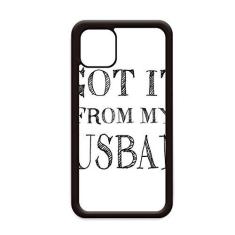 Imagem de Got It from My Husband Valentine's Day para iPhone 12 Pro Max Capa para Apple Mini Mobile Case