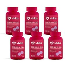 Imagem de Coenzima Q10 Ubiquinona 120mg Com Vitamina E e TCM 30 cáps Vhita 6 unidades