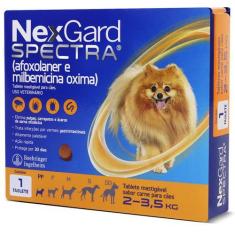 Imagem de Nexgard Spectra Antipulgas E Carrapatos Para Caes De 2 A 3,5Kg - Boehr