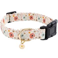 Imagem de Coleira de cachorro Faygarsle Cotton Designer, linda flor feminina