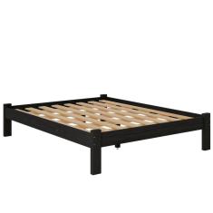 Imagem de Cama Queen Turca New Madeira Maciça Cor Preto