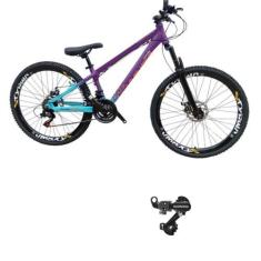Imagem de Bicicleta Aro 26 Vikingx Tuff 44 Aluminio 24v Cambio Shimano Mtb Freer