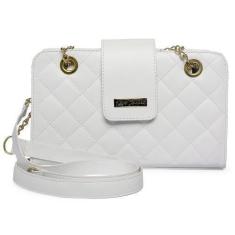 Imagem de Bolsa Feminina Baú Mini Bag Para Mulheres Bolsinha Média Corrente Fech