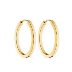 Imagem de Brinco de ouro 18k  Argola - Elegancy Joias