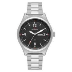 Imagem de Relógio Technos Masculino Militar Prata