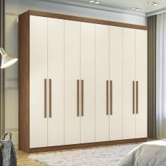 Imagem de Guarda Roupa Casal 238cm 8 Portas 4 Gavetas Master New Santos Andirá
