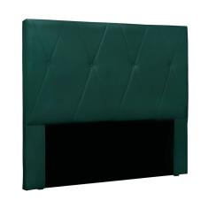 Imagem de Cabeceira Cama Box Solteiro 90 cm Aquilla Veludo Verde S04 - D`Rossi