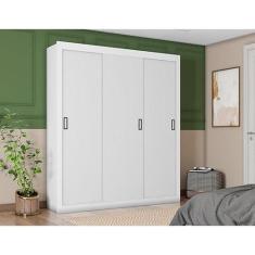 Imagem de Guarda Roupa Casal Ambiente COR2303044 Branco - Araplac