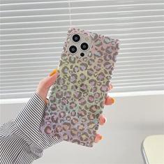 Imagem de Capa de telefone de silicone macio para iPhone 12 Pro 11 Pro Max X XS XR 7 8 Plus Design Quadrado Gradiente Leopard Dream Shell Capa Padrão, 2, Para iPhone XS Max