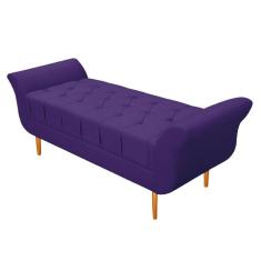 Imagem de Recamier Ari 90 Cm Solteiro Corano Roxo