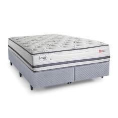 Imagem de Cama Box King Herval Leeds, Molas Maxspring, 69x193x203 cm