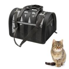 Imagem de Bolsa Transporte Cao Gato Cachorro Faixa Refletiva Animal de Estimaçao