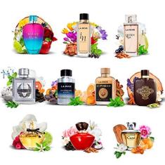 Imagem de Kit 10 Perfumes Importados La Rive  Masculino e Feminino