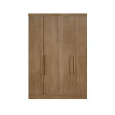 Imagem de Modulo De Casal Safira Para Guarda-Roupas Em Mdf Com 4 Portas E 3 Gavetas Clic Móveis