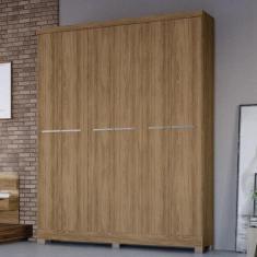 Imagem de Guarda Roupa Com 6 Portas E 2 Gavetas - Nogueira - Kappesberg