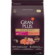 Imagem de Ração Gran Plus Cães Adulto Gourmet Mini Salmao E Frango - 3 Kg - Affi
