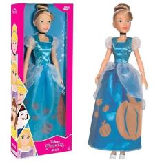 Imagem de Boneca Cinderela Princesa Disney Original 55cm Grande Articulada Feita
