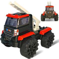 Imagem de Caminhão De Bombeiro Grande Brinquedo De Praia Areia Menino - Cs Impor