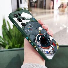 Imagem de Capa de telefone astronauta para Samsung Galaxy S22 S21 S20 Ultra Plus FE S10 S9 S10E Note 20 ultra 10 9 Plus Capa, verde escuro, para Galaxy S9