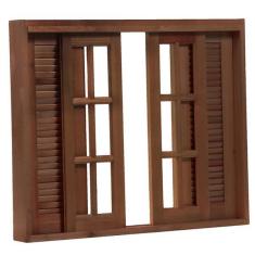 Imagem de Janela De Madeira Veneziana De Correr Reto De Ita ba Esquadri