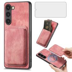 Imagem de Asuwish Capa de celular para Samsung Galaxy S23 5G carteira com protetor de tela de vidro temperado e acessórios finos compartimento para cartão de crédito S 23 23S GS23 G5 SM-S911U 6,1 polegadas