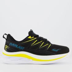 Imagem de Tênis Everlast Nevada Preto e Amarelo-Masculino