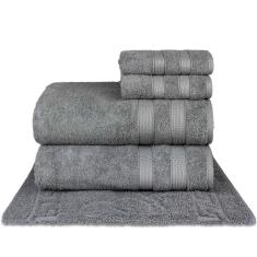 Imagem de Jogo de Toalhas Fio Penteado Extra Macia 5 Peças - Comfort (Petróleo)