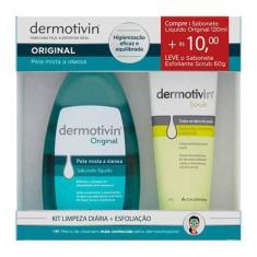Imagem de Sabonete Dermotivin Liquido 120ml Original+60gr Scrub Promocional - Ga
