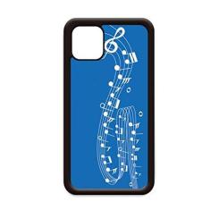 Imagem de Capa Blue Flappg Music 5-le Staff para iPhone 12 Pro Max para Apple Mini Mobile Case Shell