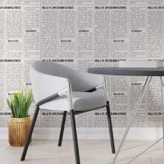 Imagem de Papel De Parede Adesivo Jornal N013286 Rolo 0,58X3M
