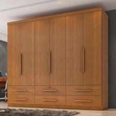 Imagem de Guarda-roupa Casal 6 Portas 6 Gavetas Maximus Plus Cinamomo