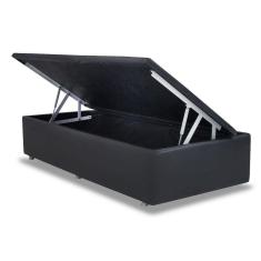 Imagem de Cama Box Baú Ortobom Couríno Nero Black-Solteiro-0,88X1,88X0,35