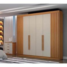 Imagem de Guarda-roupa 06 Portas São Carlos Cinamomo/off