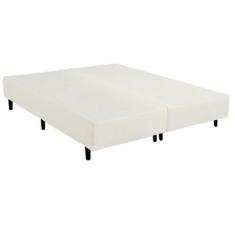 Imagem de Base Box Bipartido King Material Sintético Linhão Palha 37X192x203 An