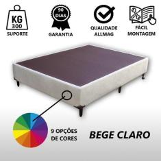 Imagem de Base Box Viúva Padrão Suede Liso (1,20 X 1,88 M) Com 37 Cm De Altura P