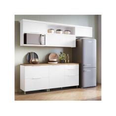 Imagem de Cozinha Completa Nesher Duquesa 100% Mdf Com Balcão 5 Portas 4 Gavetas