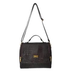 Imagem de Bolsa Baú Direto de Fábrica TopGrife Atacado Estruturada Couro-Feminino