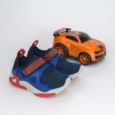 Imagem de Tênis Infantil Calce Fácil Kidy Play Carrinho Tod-Masculino