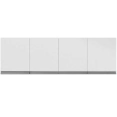 Imagem de Armário Aéreo Cozinha Adriana 4 Portas 160 Cm Branco