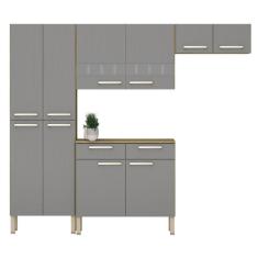 Imagem de Armário E Balcão De Cozinha Mans Freijó Gris