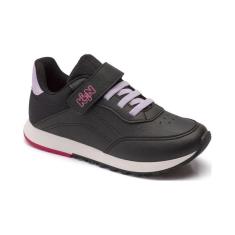 Imagem de Tênis Infantil Klin Walk Kids Preto Lavanda Pink 178.131-Feminino