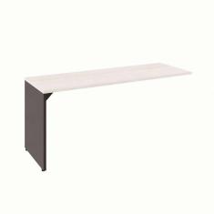 Imagem de mesa dinâmica shelf carvalho berlin e preta 170 cm