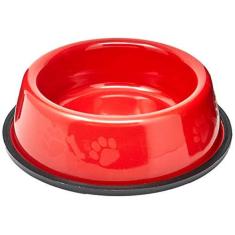 Imagem de Comedouro Pesado Para Pets Filhote Grande 450 Ml - Vermelho