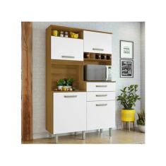 Imagem de Cozinha Compacta Nesher Nath Nicho Para - Micro-Ondas 4 Portas 2 Gavet