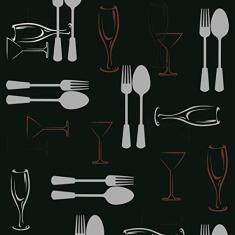 Imagem de Papel De Parede Adesivo Lavável Mesa De Jantar 12M