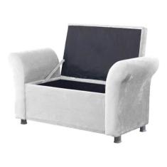 Imagem de Recamier Bau Egeo 198 X 51 material sintético Branco - Dominic Decor