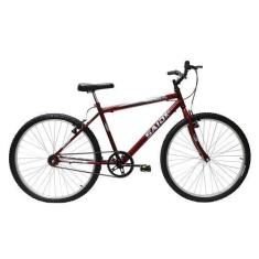 Imagem de Bicicleta Aro 26 Masculina Mono Saidx Sem Marcha, Vermelho