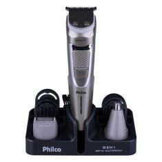 Imagem de Aparador de Pelos Multigroom 8 em 1 PAP16 Philco Preto Bivolt