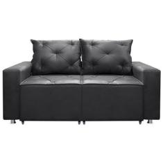 Imagem de Sofá Retrátil e Reclinável 2 lugares Bariloche 1,50cm c/Molas Suede Ci