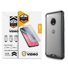 Imagem de Kit Capa Case Capinha Ultra Slim Air  e Película de vidro dupla para Motorola Moto G5 Plus - Gshield